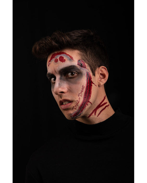 TEMPORARY TATTOO CON CICATRICI INSANGUINATE