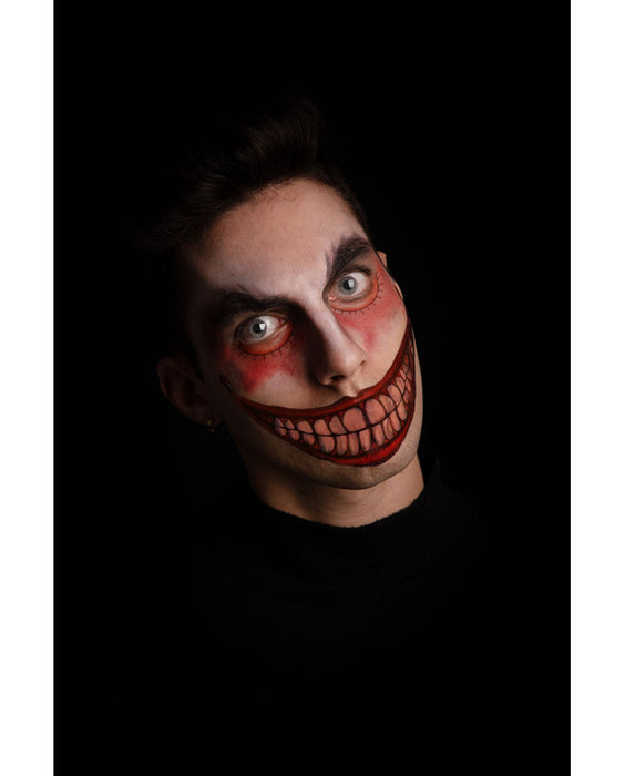 TEMPORARY TATTOO BOCCA CLOWN HORROR