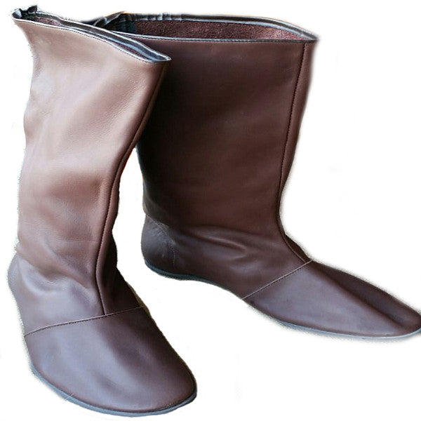 STIVALI MARRONI ECOPELLE