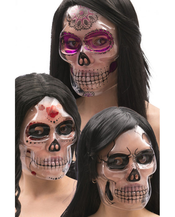 MASCHERA TESCHIO DONNA IN PLASTICA