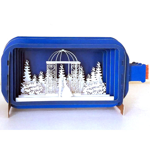 BIGLIETTO 3D POP UP OUR MATRIMONIO