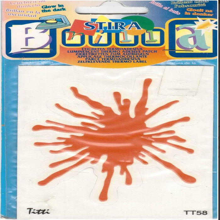 STICKER MACCHIA DI SANGUE PER T-SHIRT