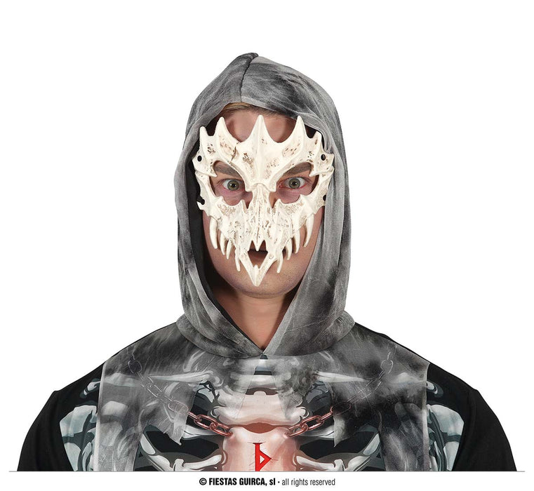 MASCHERA CON OSSA DI TESCHIO IN PVC