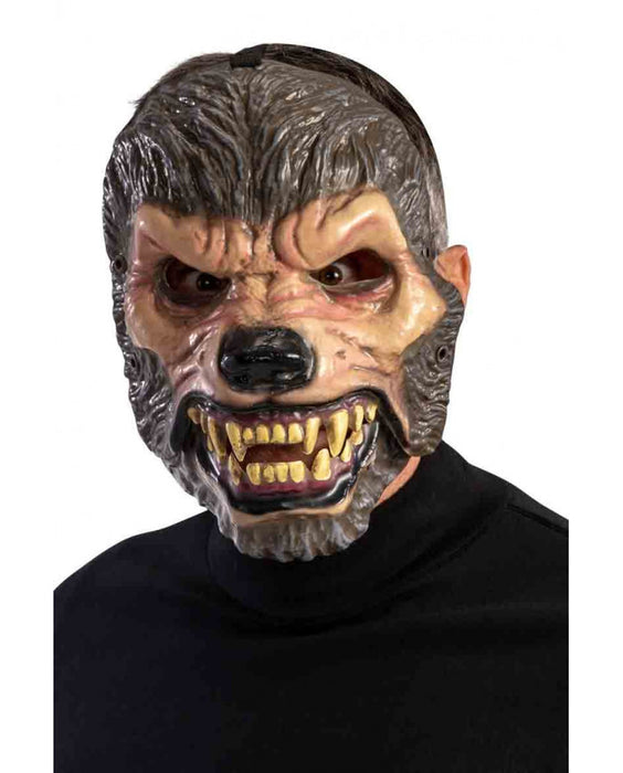 MASCHERA UOMO LUPO CON MANDIBOLA MOBILE
