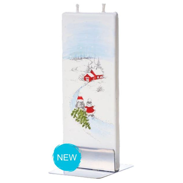 CANDELA DECORATIVA HAND MADE NATALIZIA