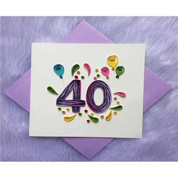 BIGLIETTO 50 ANNI FILIGRANA DI CARTA