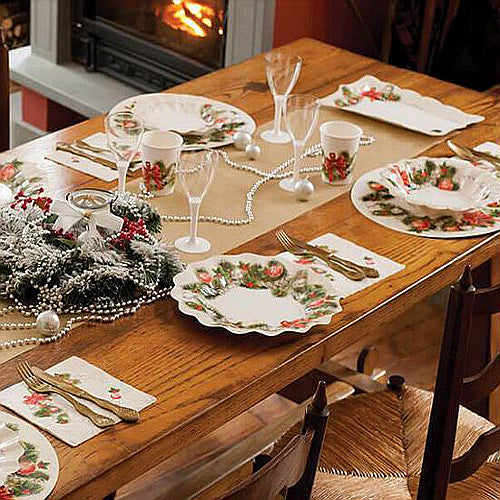 4 VASSOI NATALE A TAVOLA