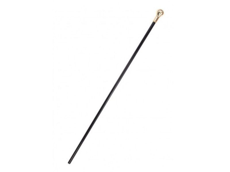 BASTONE POMELLO TONDO DORATO CM 90