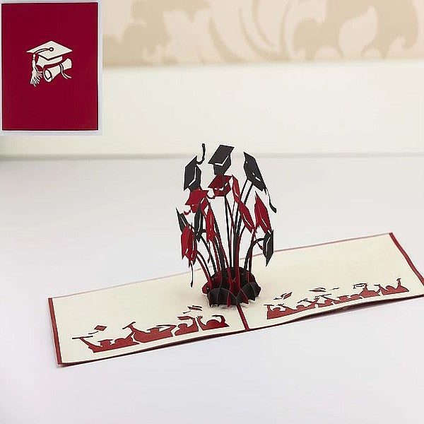 BIGLIETTO POP UP ORIGAMO TOCCHI LAUREA