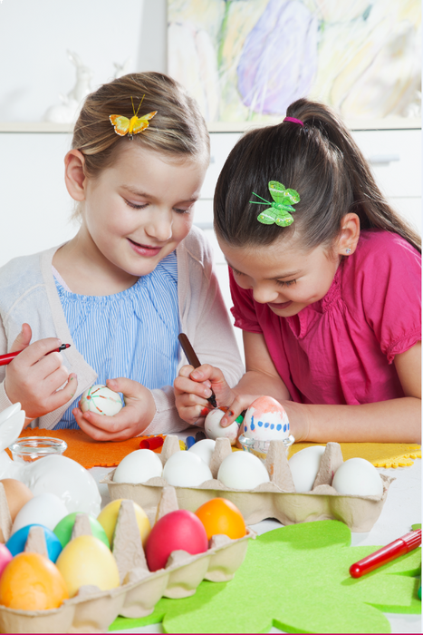 6 PENNARELLI ALIMENTARI PER DECORO UOVA