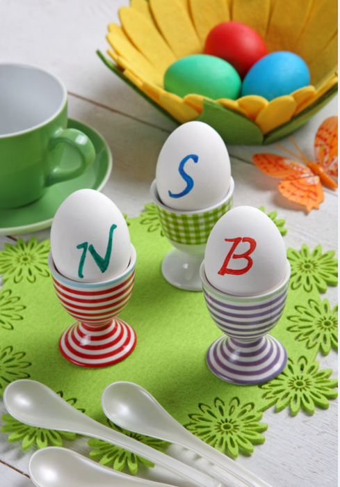 6 PENNARELLI ALIMENTARI PER DECORO UOVA