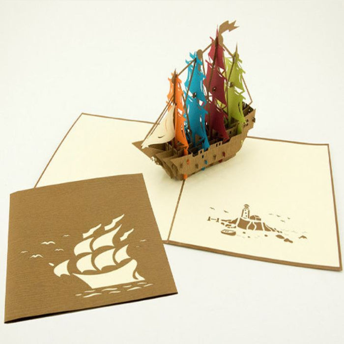 BIGLIETTO 3D POP UP IL VASCELLO